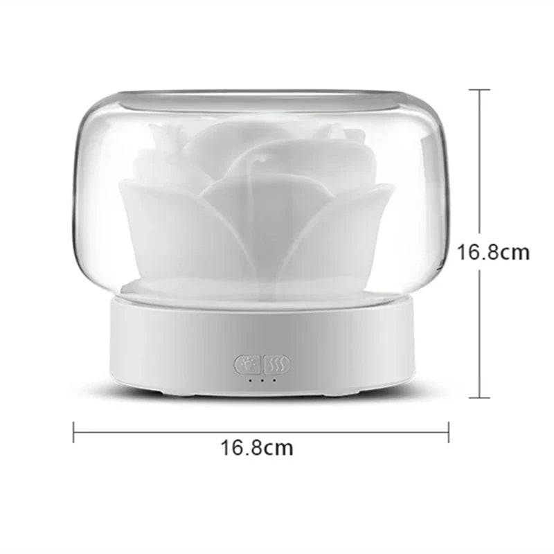 Aromaterapi-luftrenare – Elegant ultraschall-diffuser med LED &amp; doftolje-funktion