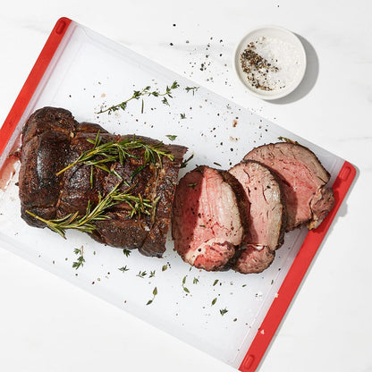 OXO Skärbräda-Set 3-delar – Robust, knivskyddande skärbrädor med saftspår