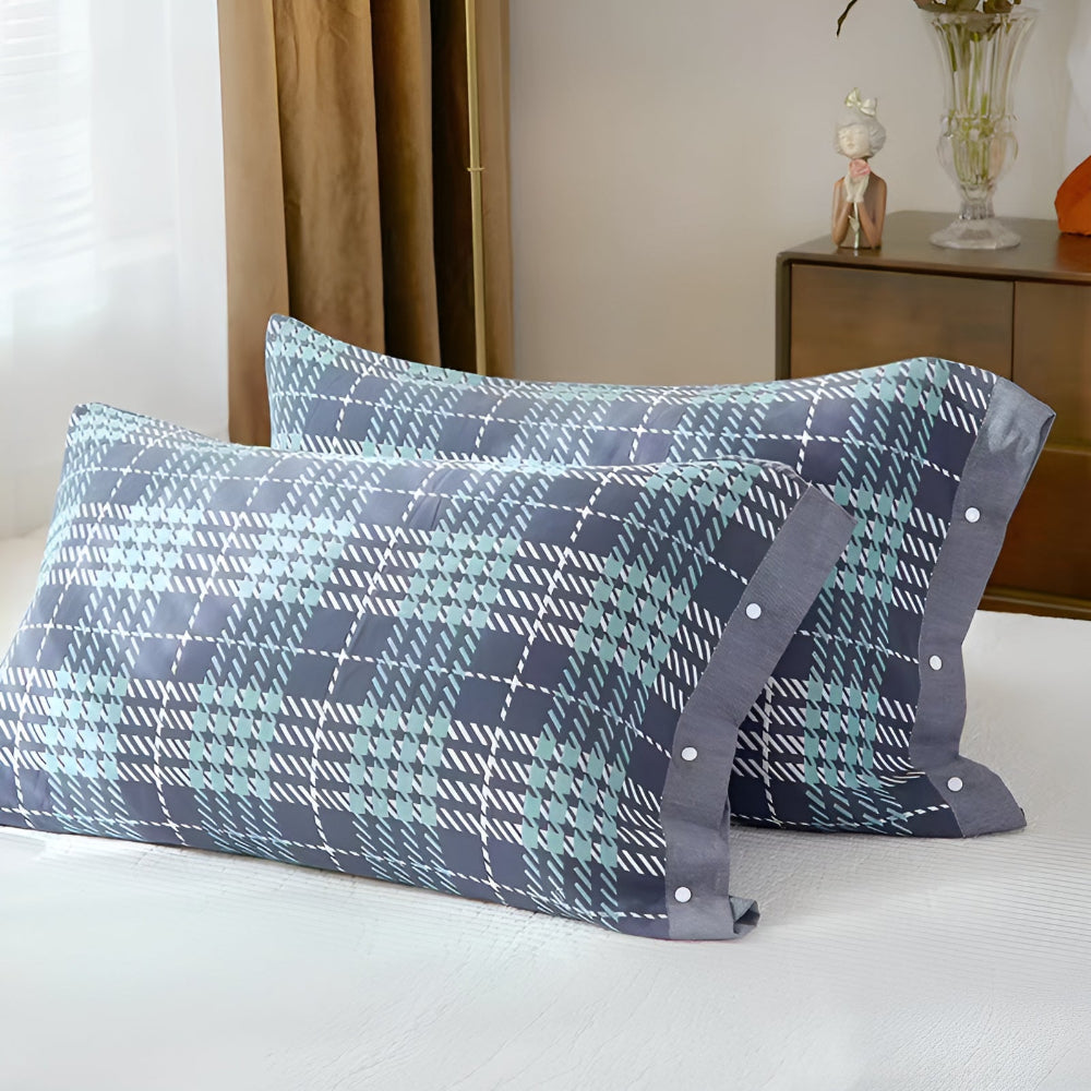 Ren Bomull Knäppt Kuddöverdrag