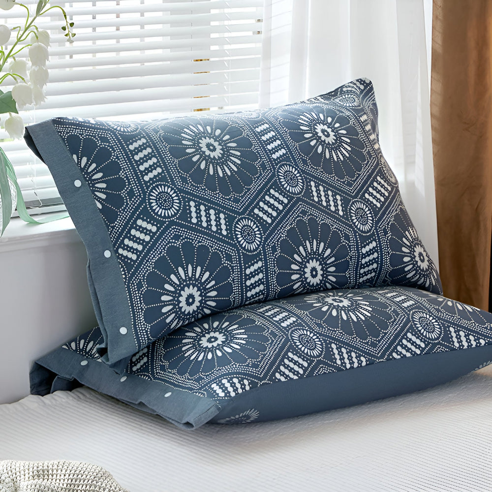 Ren Bomull Knäppt Kuddöverdrag