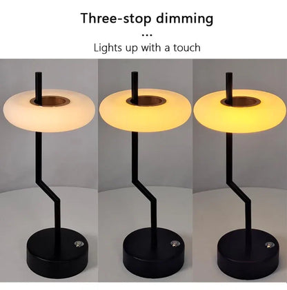LumiTurn - Modern LED Bordsampa med Touchkontroll | Dimbar &amp; Svängbar Design