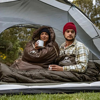 Värmeisolerad sovsäck för camping – Ultraledig utomhussovsäck för kalla nätter