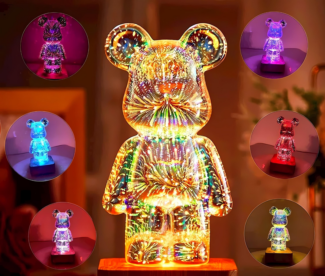 LumiBear - 3D Fyrverkerilampa