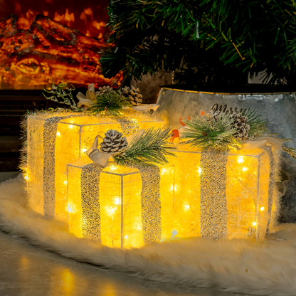 Belysta Julklappar - Magisk Dekoration