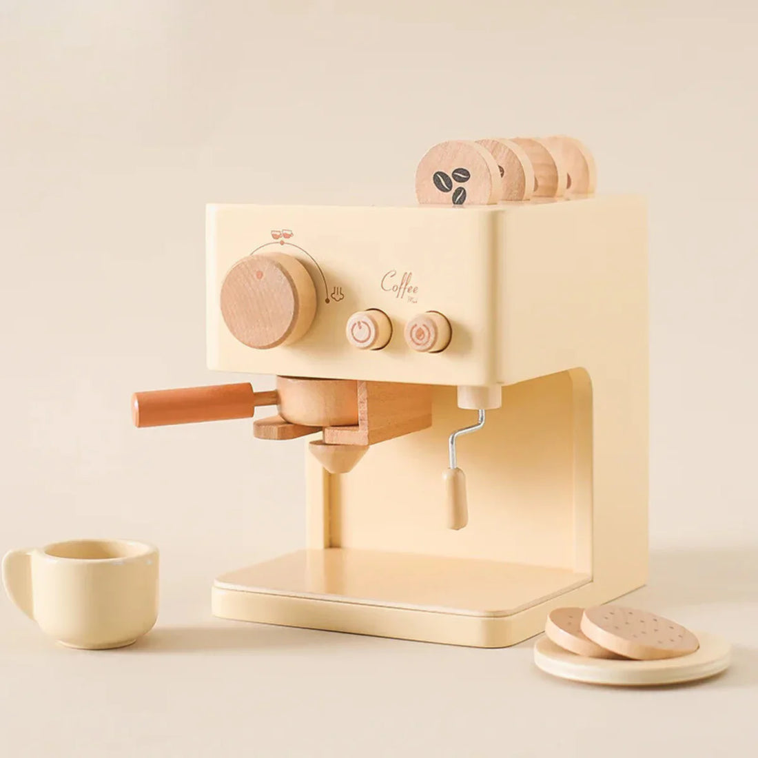 Trä Espresso Lekset