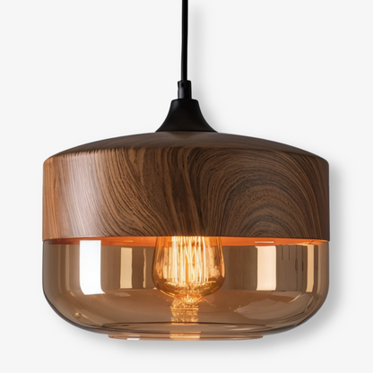 Nordic Gleam – Modern Retro Glas Hänglampa i Loftstil