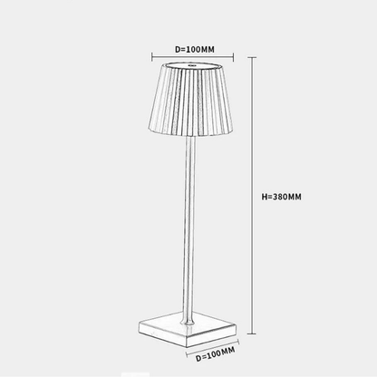 Arlo Trådlampa | Touch Control &amp; USB Laddning för Vardagsrum