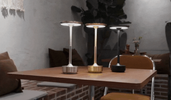 Lumora | Trådlös LED-bordslampa med touch-dimning &amp; 48h batteritid
