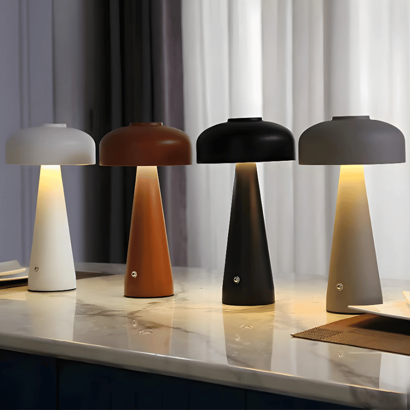 Trådlampa LED-bordslampa – Modern uppladdningsbar och trådlös | Enkel nordisk design