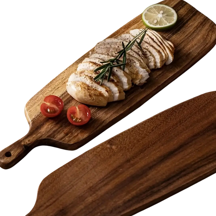 Carvallo - Skärbräda i trä med handtag för funktionellt köksbruk