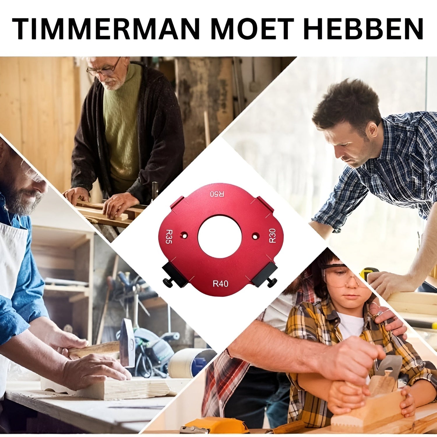 Carvallo - 4-i-1-verktyg för träbearbetning