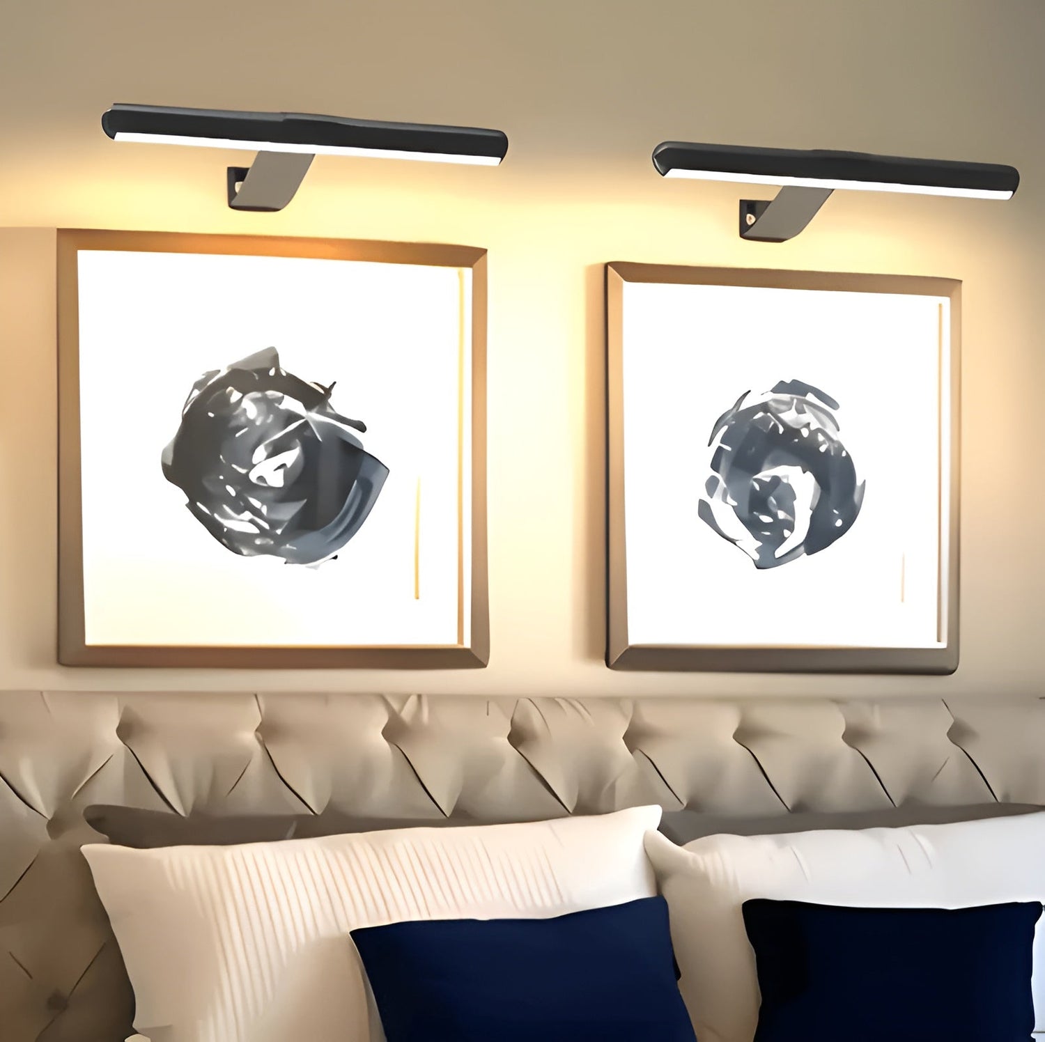 Trådlös LED-vägglampa – 120° roterbar &amp; uppladdningsbar via USB | Flexibel &amp; modern