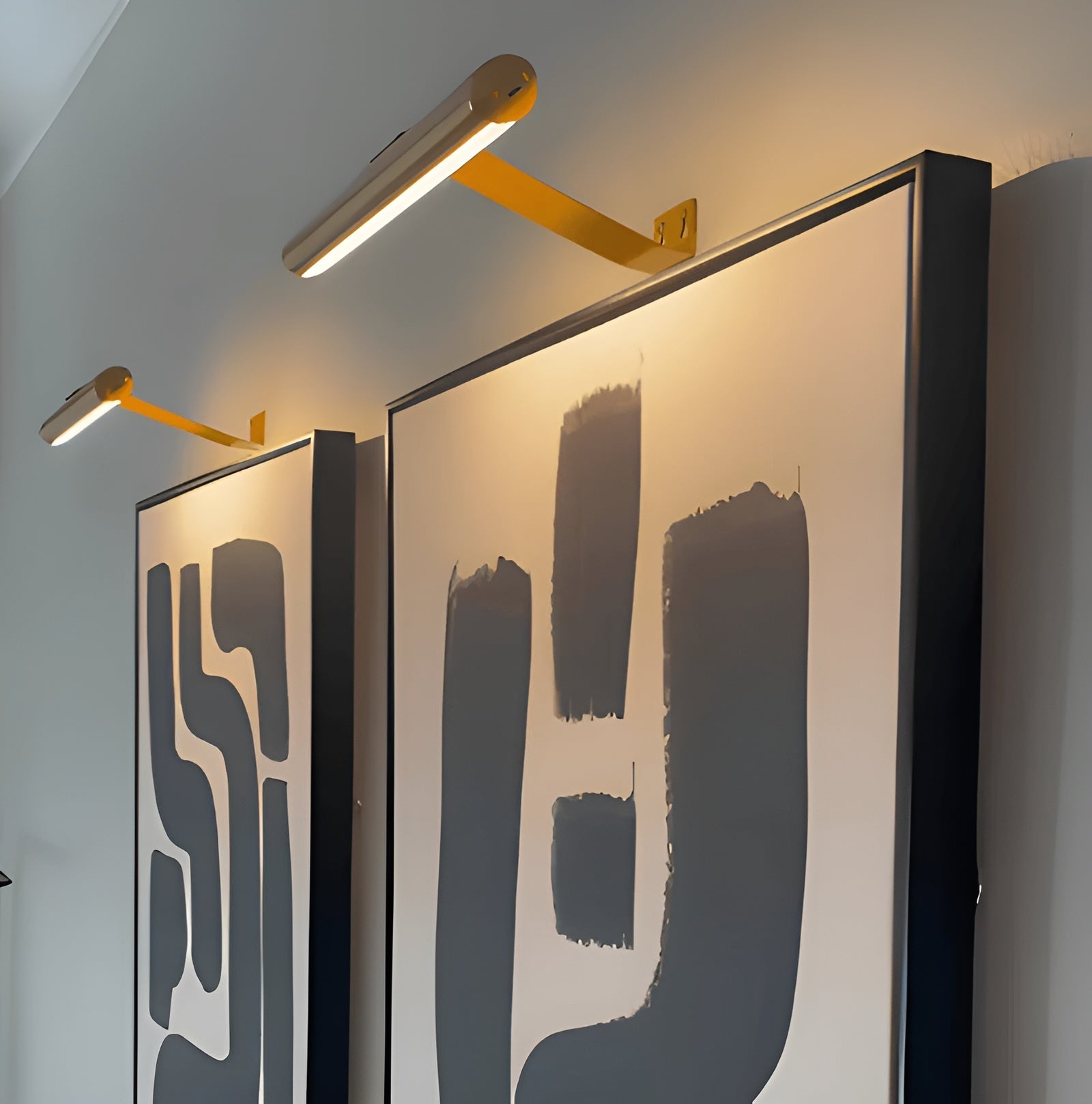 Trådlös LED-vägglampa – 120° roterbar &amp; uppladdningsbar via USB | Flexibel &amp; modern