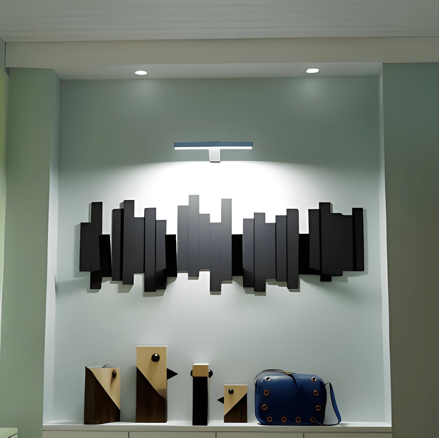 Trådlös LED-vägglampa – 120° roterbar &amp; uppladdningsbar via USB | Flexibel &amp; modern