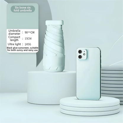 PocketSun Paraply - Lätt Kompakt Fällbar Reseparaply