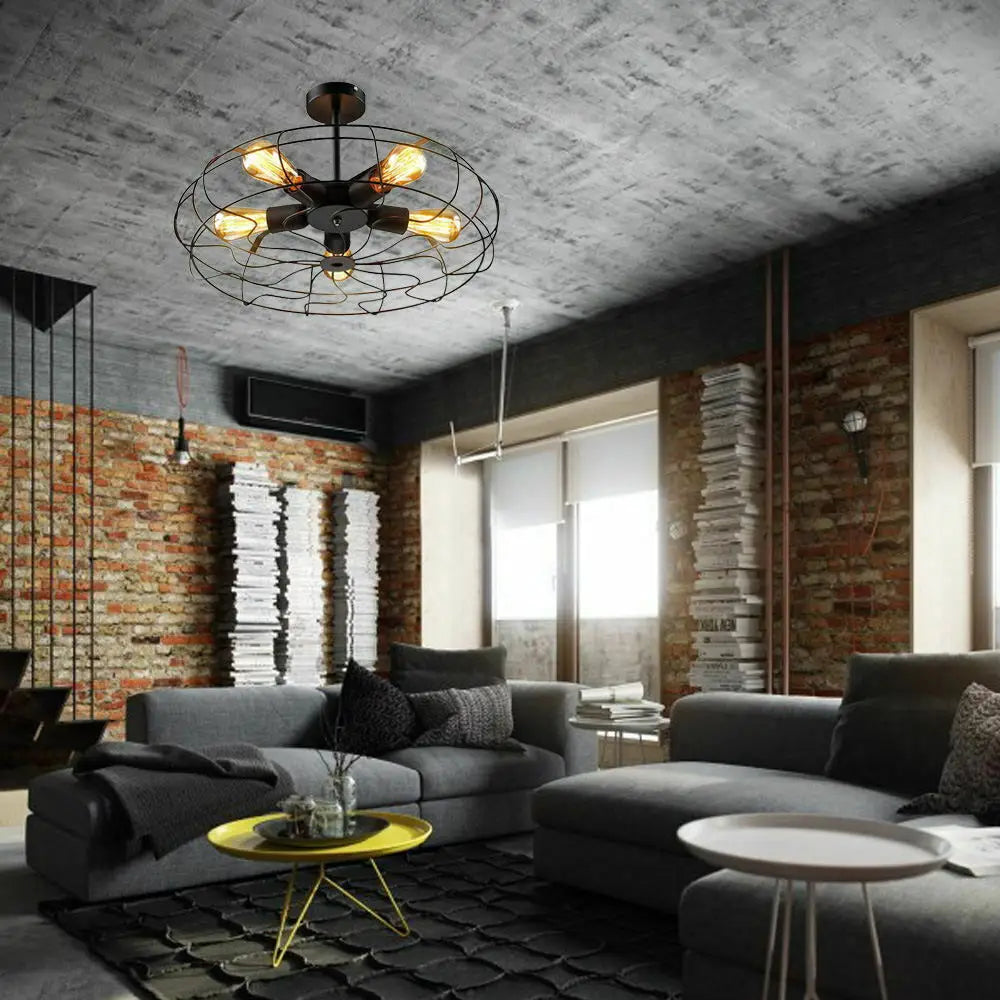 RetroKooi - Vintage Krona ljuskrona