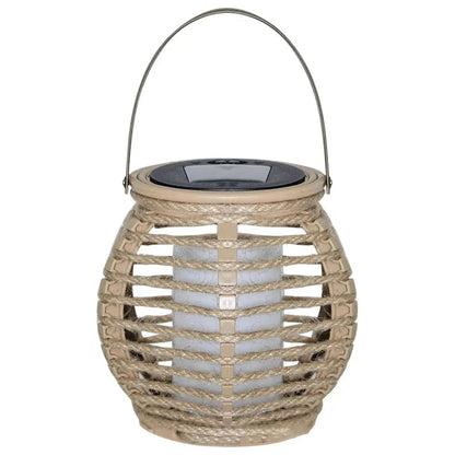 Carvallo - Elegant Soldriven Rattanlampa För Utomhus Charm