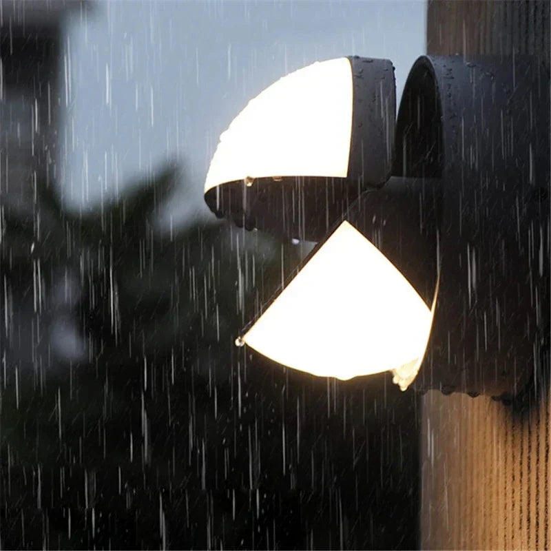 LichtStijl - LED Utomhusvägglampa för Moderna Trädgårdar