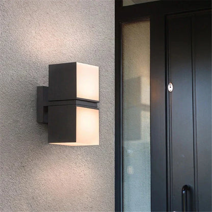 LichtStijl - LED Utomhusvägglampa för Moderna Trädgårdar