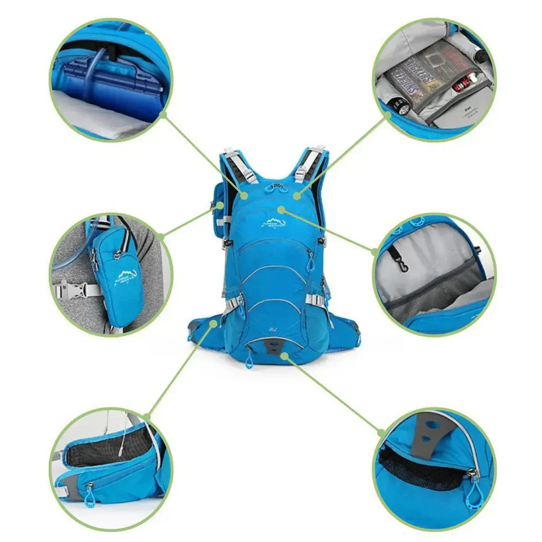 Robust Vattentät Utomhus Ryggsäck 20L