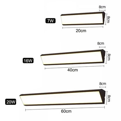 Utomhusvägglampa LED Aluminiumarmatur