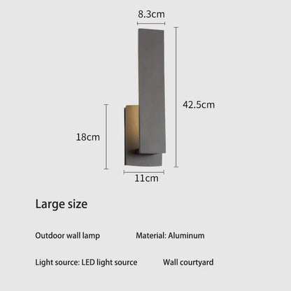 Luminara - Stilig Väderbeständig Vägglampa