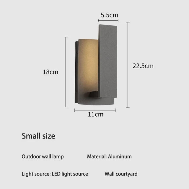 Luminara - Stilig Väderbeständig Vägglampa