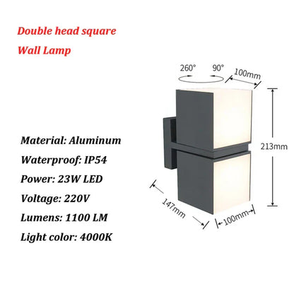 LightGuard - Modern Utomhus LED Vägglampa