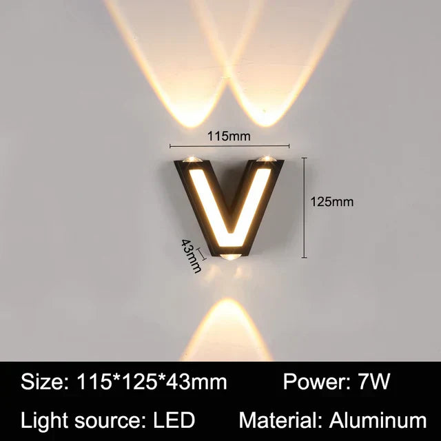 GlowLetters - Utomhusbelysning med bokstavsdekoration