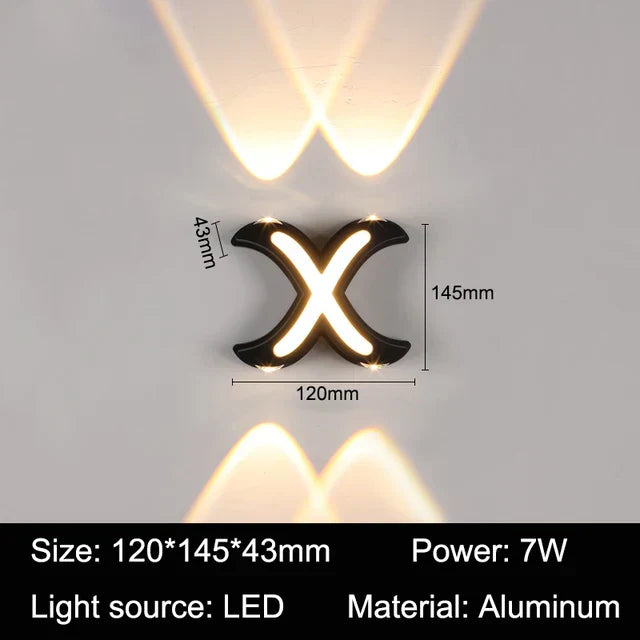 GlowLetters - Utomhusbelysning med bokstavsdekoration