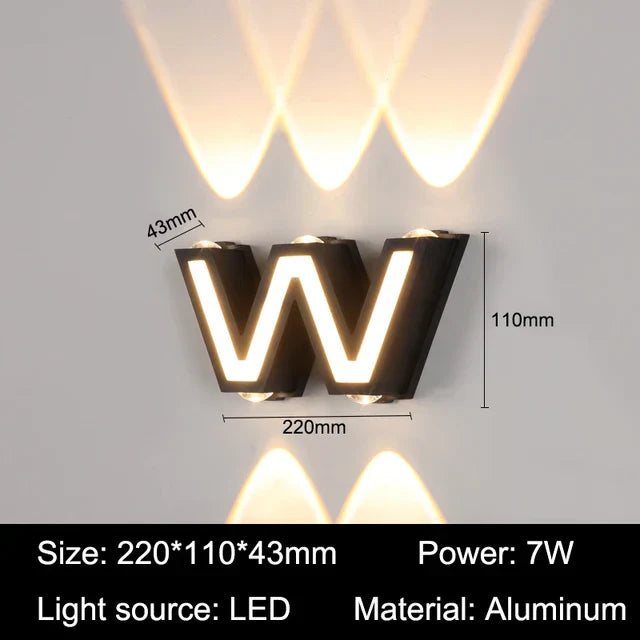 GlowLetters - Utomhusbelysning med bokstavsdekoration