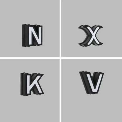 GlowLetters - Utomhusbelysning med bokstavsdekoration