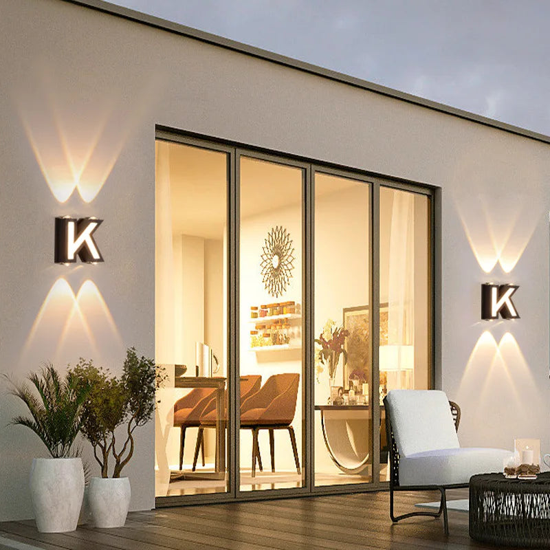 GlowLetters - Utomhusbelysning med bokstavsdekoration