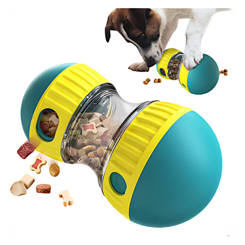 PawRoll – Interaktiv leksak för långsam utfodring med rullande boll design för lek och aktivering