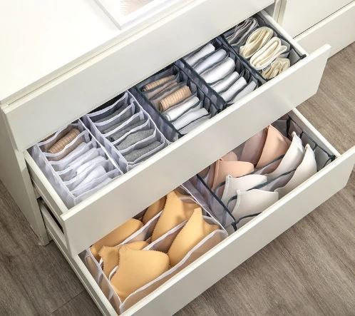 Luxora Stiliga Förvaringsboxar För Underkläder - 3-Pack Set