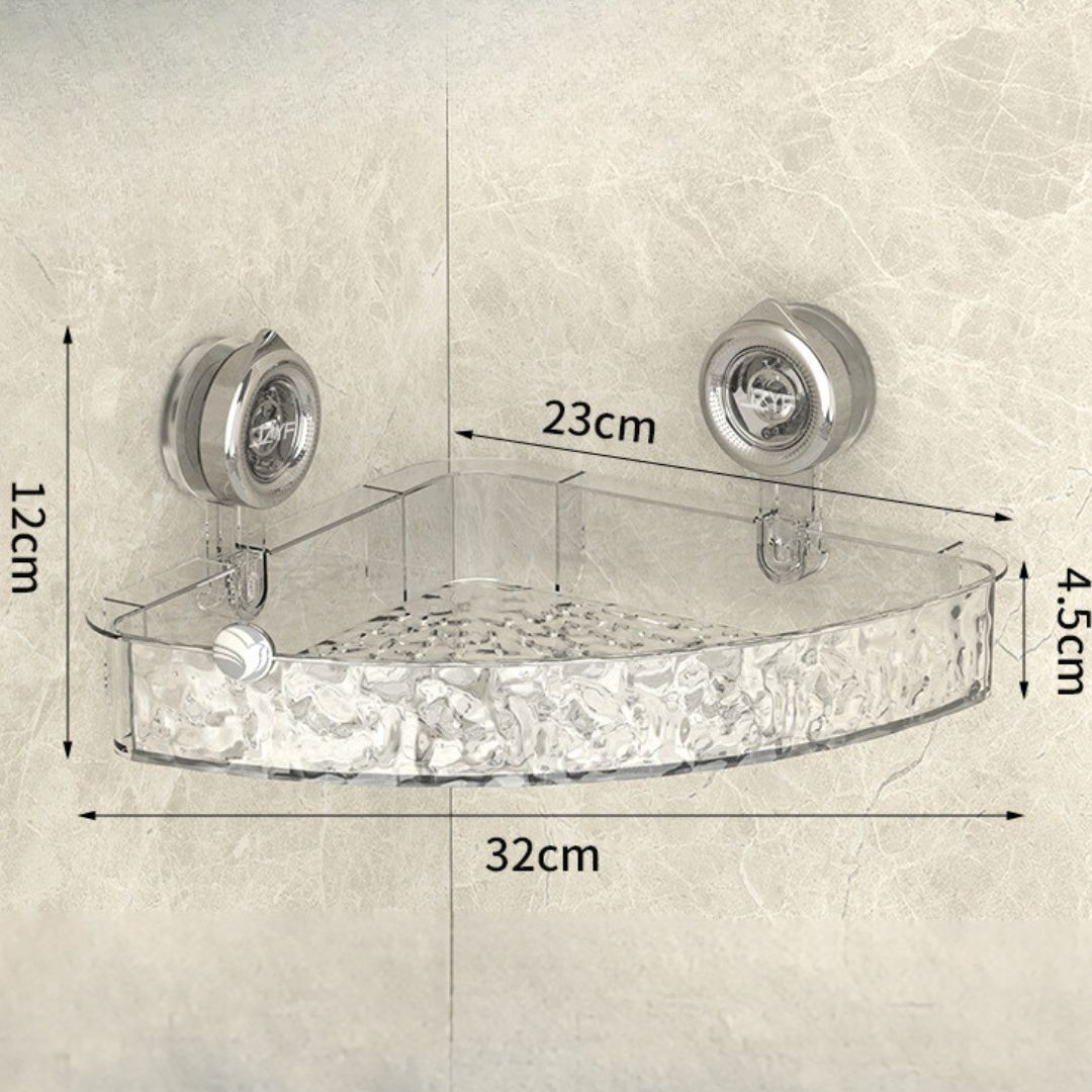 Badrum Sugkopp Hörnhylla