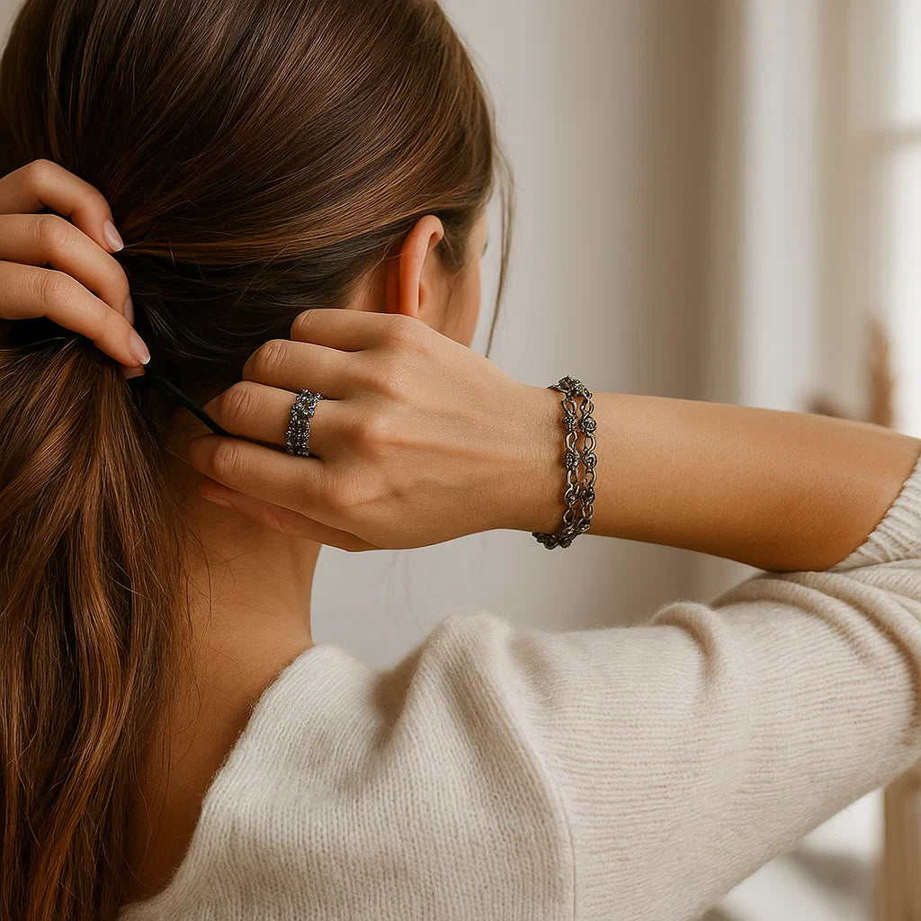 2-i-1-Magisk utvidbar ring och armband