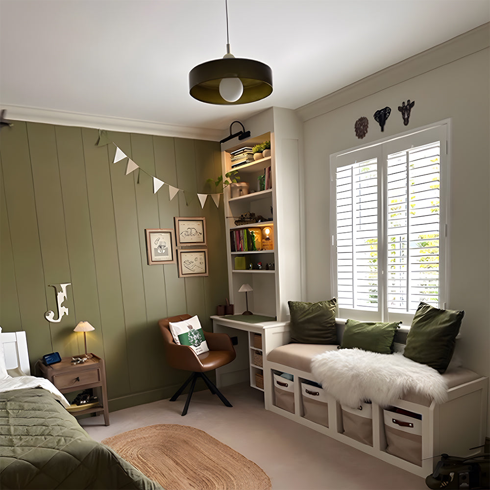 Modern Glass LED Pendant Light | H7.09&quot; eller H8.66&quot; | Bauhaus-inspirerad | Takarmatur | Brick by Brick