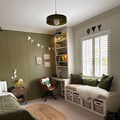 Modern Glass LED Pendant Light | H7.09&quot; eller H8.66&quot; | Bauhaus-inspirerad | Takarmatur | Brick by Brick