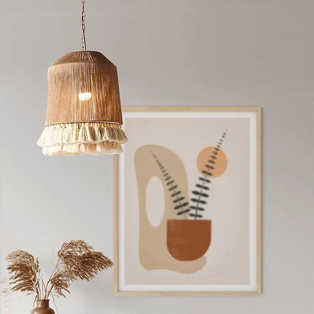 Boho Handgjord Runt Tångrampor