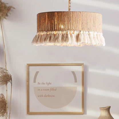 Boho Handgjord Runt Tångrampor
