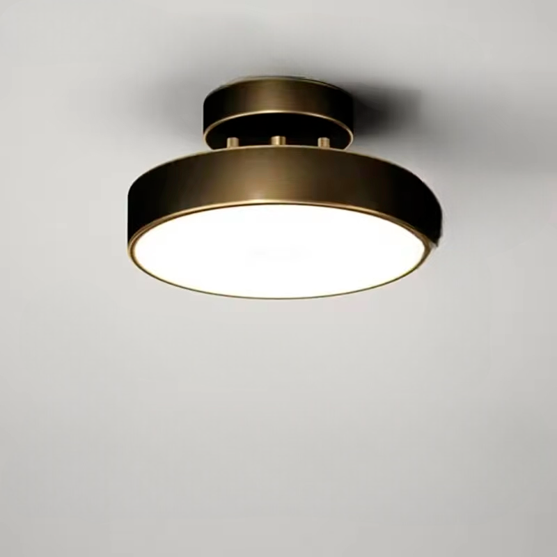 ÉclatCuivre – Rund Kopparlampa för Entré och Sovrum