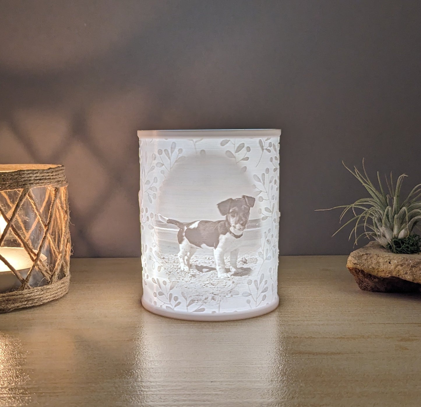 AuraSculpt – Konstnärlig 3D-tryckt Lampa