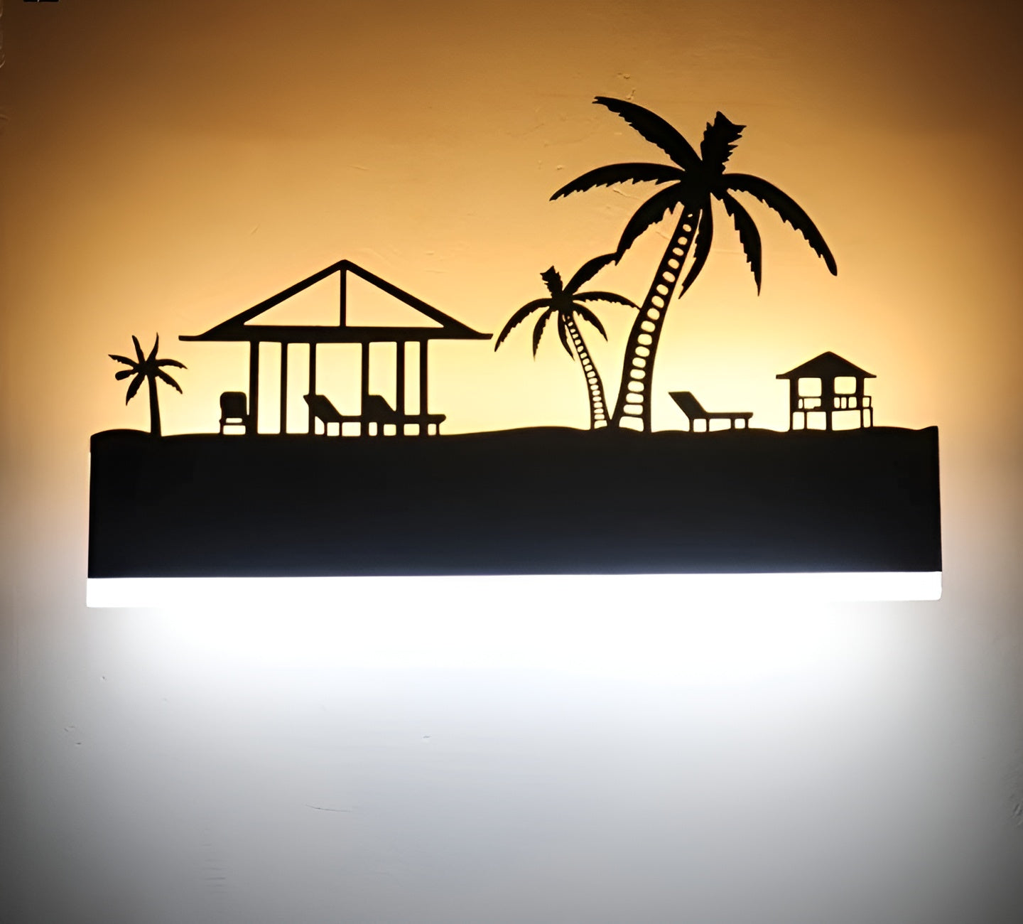 LED Vägglampa I Svart – Dekorativ Och Modern | För Vardagsrummet