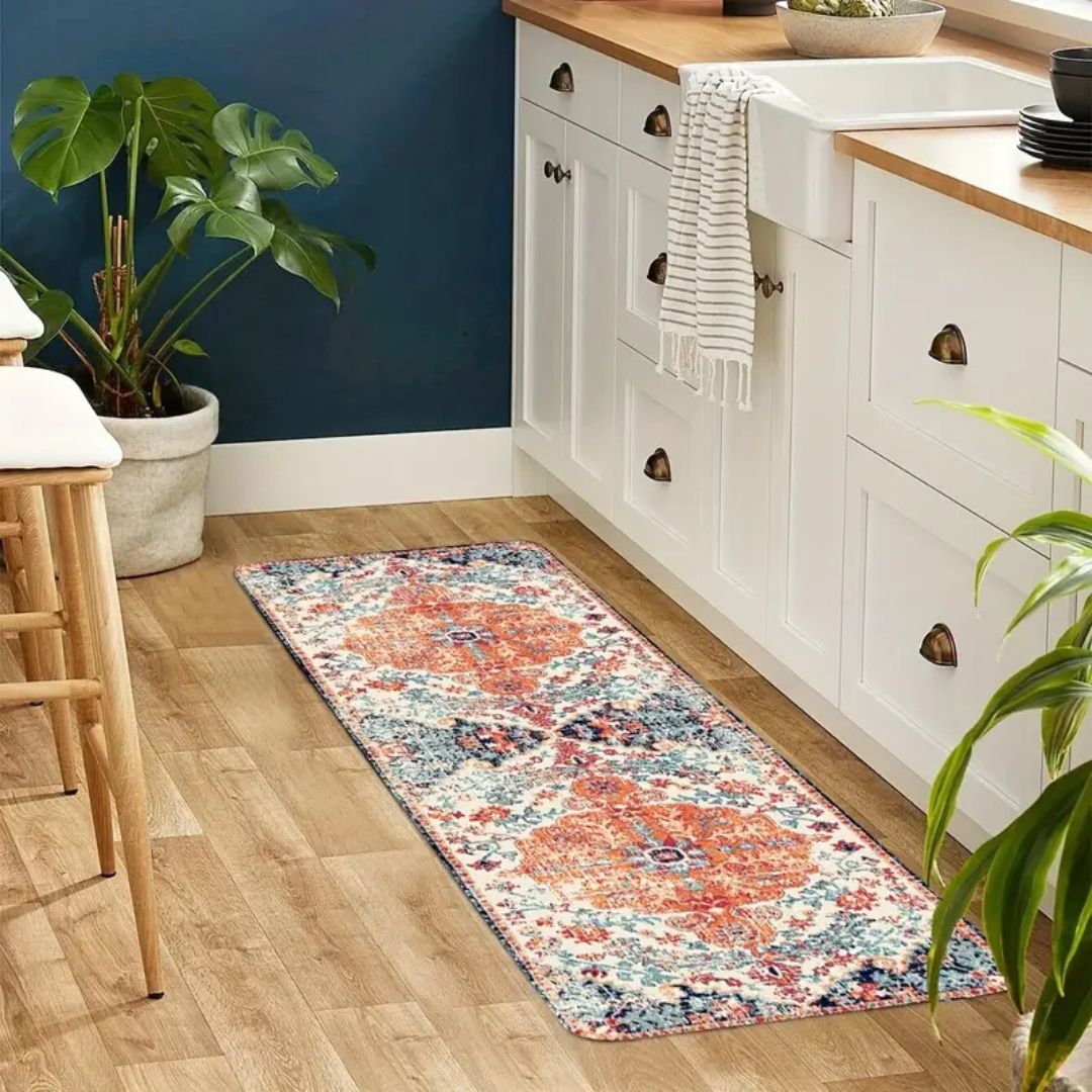 Vintage Bloom Komfort Anti-Trötthets Köksmatta