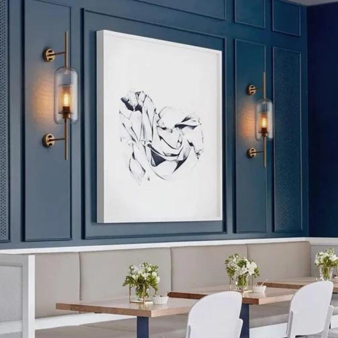 ÉclatVerre - Elegant och Modern Vägglampa