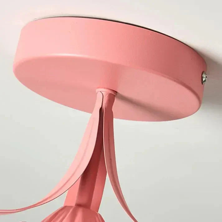 Vintage fransk stil mini blomster taklampa