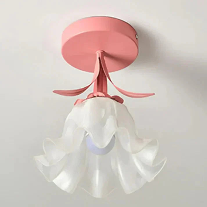 Vintage fransk stil mini blomster taklampa