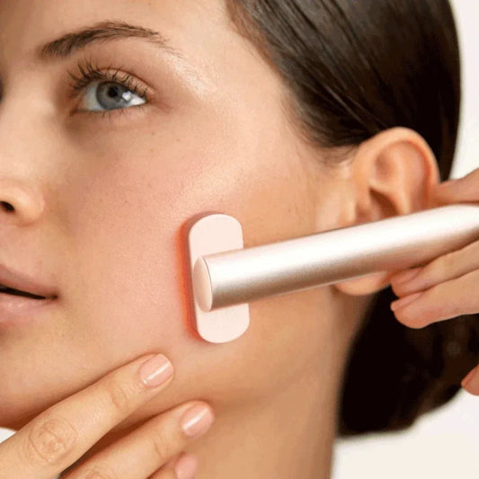 LED Ansiktsmassageapparat Röd Ljusterapi Enhet