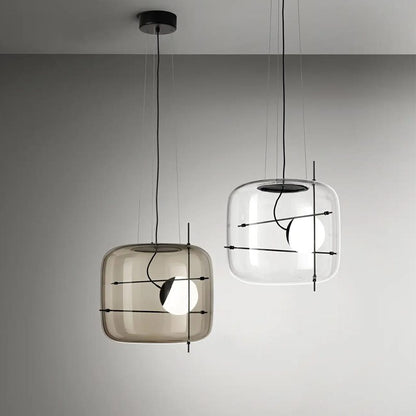 Plot glas taklampa